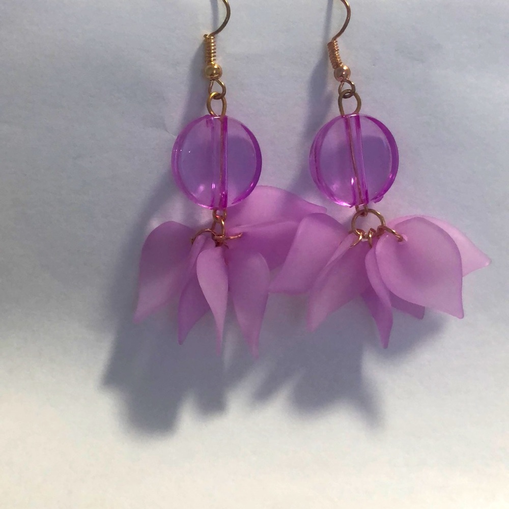 Floral earrings vintage